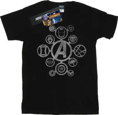 Produktbild von Marvel - "Avengers Infinity War" T-Shirt für Herren BI12526 (XXL) (Schwarz)