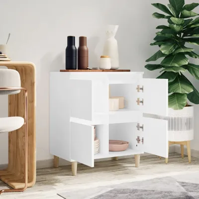 Produktbild von "2026 Aktion"Sideboard - praktischem Design - Wohnzimmerschrank - Kommde für Flur - Weiß 60x35x70 cm Holzwerkstoff DEMöbel 7073400
