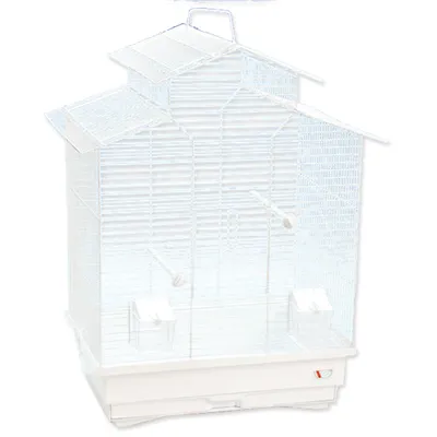 Zdjęcie produktu dla Klatka dla ptaków Jewel Ela 50,5x38,5x63,5cm biała