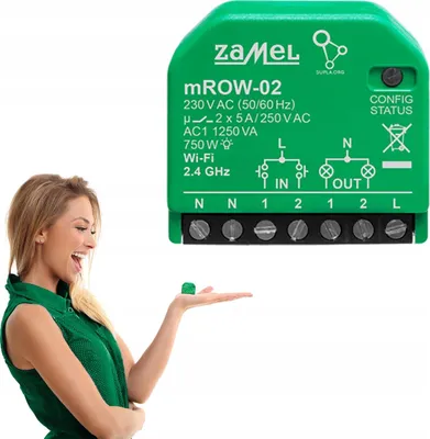 Zdjęcie produktu dla Odbiornik WLAN do sterowania inteligentnym domem SUPLA mROW-02