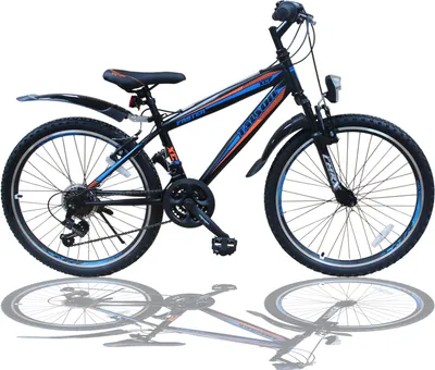 Produktbild von 20 Zoll Fahrrad MTB mit Beleuchtung und SHIMANO 18-Gang Faster SBO