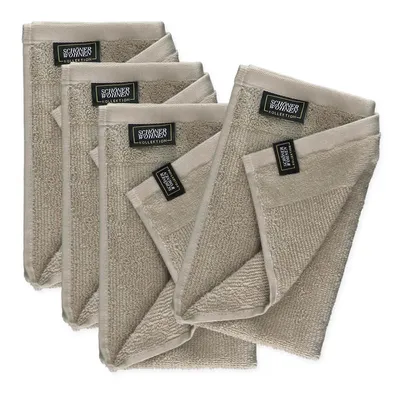 Image de Schöner Wohnen Set de 4 serviettes d'invité Sense Couleur sable Taille 30x50