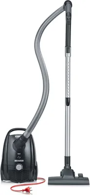 Produktbild von Severin BC 9588, 750 W, Zylinder-Vakuum, Trocken, Staubbeutel, 2 l, Schwarz, Grau