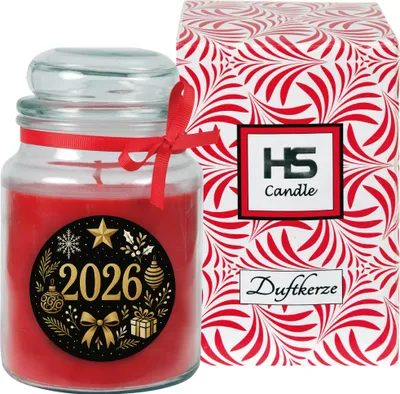 Image de Bougie parfumée en pot - Nouvel An cerise pot à bonbons 500 g