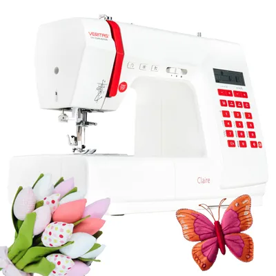 Nähmaschine mit LCD-Display, 197 Stiche, automatisch, Freiarmsystem