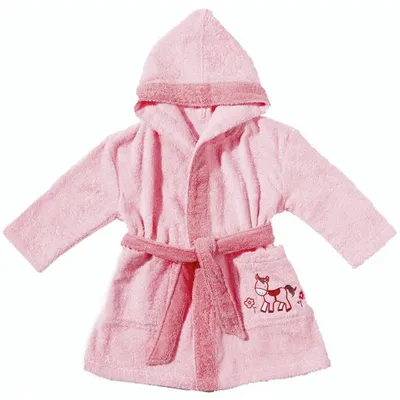 Produktbild von Egeria Baby Bademantel Pony l Größe 92 l Farbe 208 Rose l Reine Baumwolle