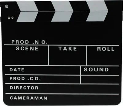 Produktbild von Filmklappe Regieklappe Regie Film Hollywood Klappe 30x26cm