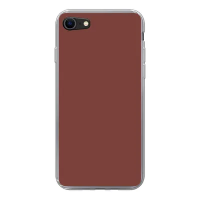 Produktbild von MuchoWow® Handyhülle Schutzhülle Hülle für iPhone 7 Palette - Rot - Innenbereich Silikon Softcase Handy Hülle - Kartenhalter