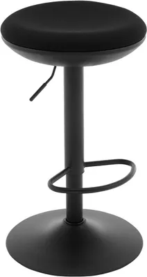 Produktbild von WOLTU Barhocker, höhenverstellbar drehbar, mit Fußstütze Metallgestell, Netzgewebe, Schwarz
