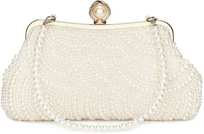 Produktbild von Luxus-Beige-Clutch für Mädchen und Frauen