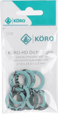 Produktbild von Dichtung Pressdichtung 17,4x23,5mmØ für 3/4" Sanitäranwendungen 10Stk