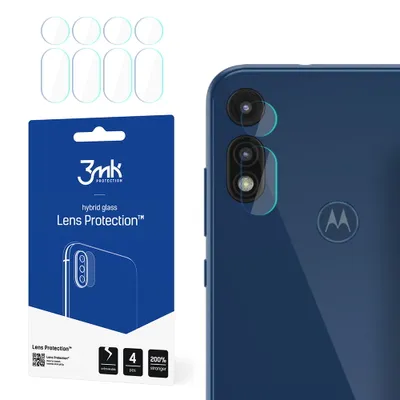 Produktbild von 3mk Hybridglas Lens Protection für Motorola Moto E 2020 Kamera Objektiv Kameralinse 0,16mm 6H (4 Stück)