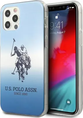 Immagine prodotto di Us Polo Ushcp12Mpcdgbl Iphone12/12 Pro 6,1 Niebieski/Collezione blu sfumato