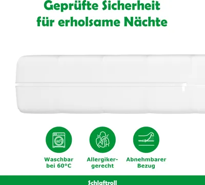 Produktbild von 7-Zonen Ergonomische Kaltschaummatratze | Größe 180 x 200
