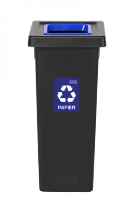 Image de Poubelle pour déchets triés Fit Bin black 53 l, blue - paper
