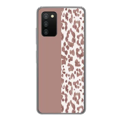 Produktbild von MuchoWow® Handyhülle Schutzhülle Hülle für Samsung Galaxy A03s Tiermuster - Rosa - Tiere Silikon Softcase Handy Hülle - Schutz