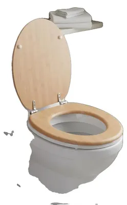 Productafbeelding van Toiletbrilbeschermer, bamboesdesign, universele pasvorm, legergroen