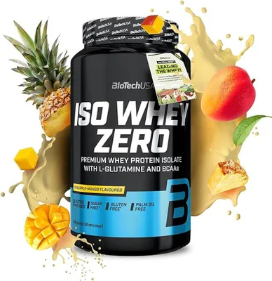 Image de Whey Isolate - Biotech USA - ISO WHEY ZERO (908g) - Saveur Ananas Mangue