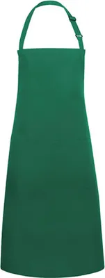 Obrázok produktu pre Karlowsky Zástera BASIC s prackou a vreckom 75 x 90 cm unisex Polyester/Bavlna Mix Forest Green