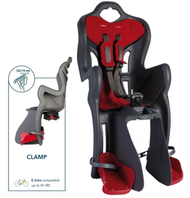 Image de Bellelli - Siège B-ONE CLAMP avec fixation pour porte-vélos