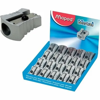 Produktbild von Maped 506600, Manueller Bleistiftspitzer, Grau, Metall, Stahl, 20 Stück(e)
