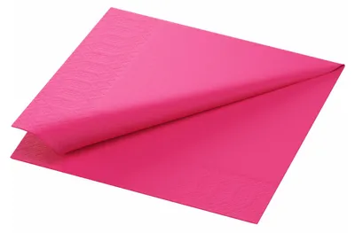 Immagine prodotto di Tovaglioli Duni fucsia 33x33cm 3 veli 250 pezzi