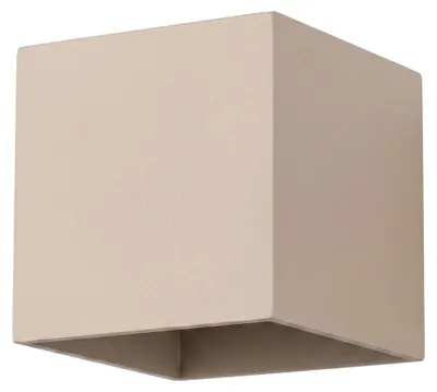 Obrázok produktu pre Nástenné svietidlo QUAD 1 taupe 1xG9  8W hliník 10x12x10cm Sollux Lighting