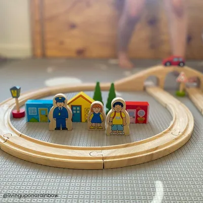 Obrázek produktu pro Bigjigs Rail Dřevěná vláčkodráha osmička