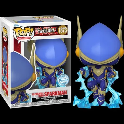 Image de Figurine Funko POP Yu-Gi-Oh! 1873 Elemental Hero Sparkman Special Edition