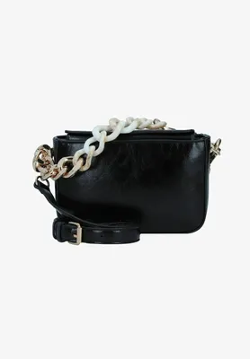 Produktbild von Seidenfelt Sokna Shoulderbag with chain : black/gold LieferantenFarbe: black/gold