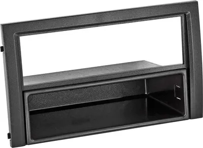 Image de 2-DIN Adaptateur de façade avec vide poche Skoda Fabia 2004 - 2007 noir