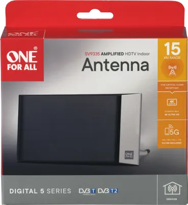 Image de One for All DVB-T2 Alu EDGE Antenne 5G SV9335-5G