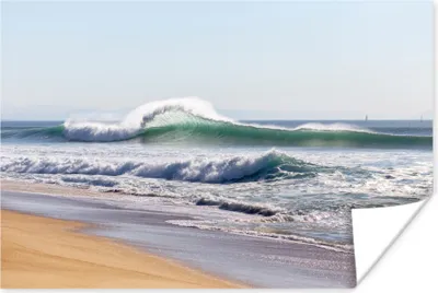 Produktbild von MuchoWow® Poster Strand - Wellen - Meer 90x60 cm - Schlafzimmer