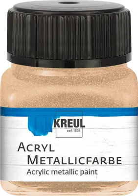 Produktbild von KREUL Acryl Metallicfarbe Champagner 20 ml