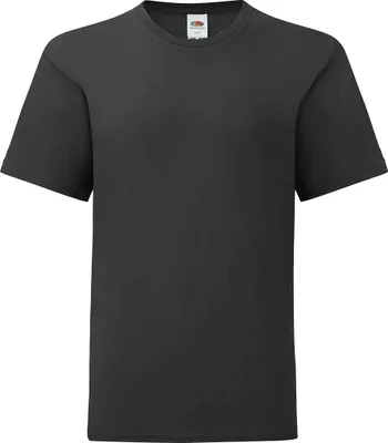 Immagine prodotto di Fruit of the Loom - Maglietta "Iconic" per bambini LT3179 (140-146) (Schwarz)