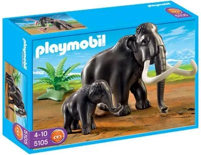 Produktbild von PLAYMOBIL Woolly Mammoth with Baby, 4 Jahr(e)