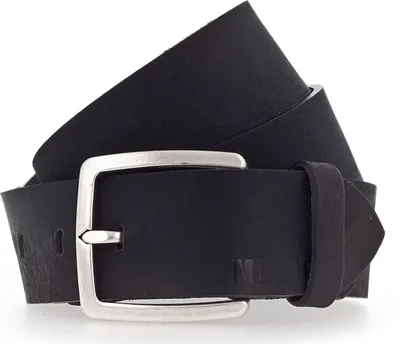 Produktbild von MUSTANG Leder Gürtel 40mm Leather Belt W115 Black schwarz