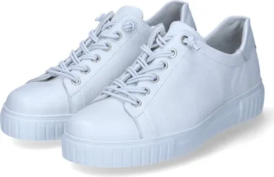 Produktbild von Semler Damen Low Sneaker PAMELA Weiß Glattleder Größe: 71/2