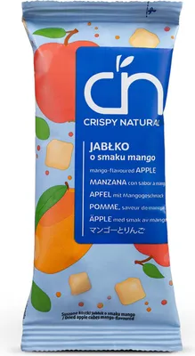 Productafbeelding van Appelblokjes met mangosap, Crispy Natural, 12 gram