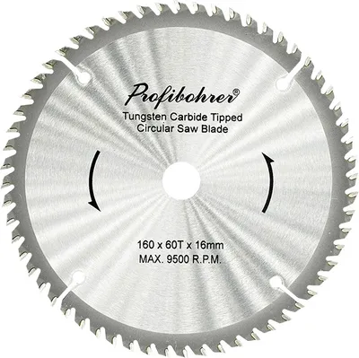 Immagine prodotto di 160 mm metallo duro lama sega circolare in per legno 160x16 mm D60