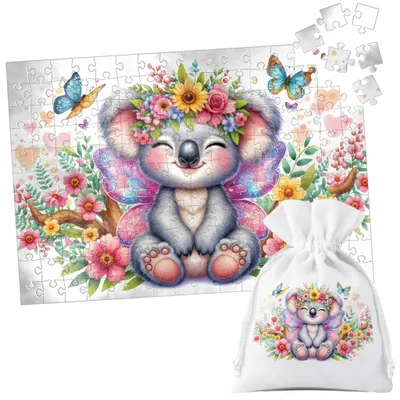 Zdjęcie produktu dla PUZZLE TRADYCYJNE - ZWIERZĘTA MIŚ KOALA - 24 el