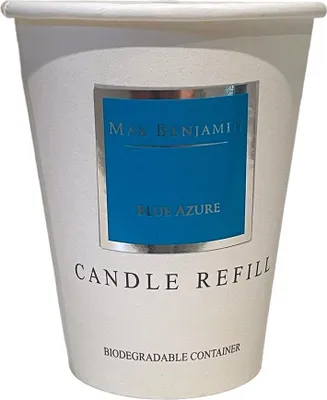 Obrázok produktu pre Blue Azure Luxury Natural Candle Refill Max Benjamin