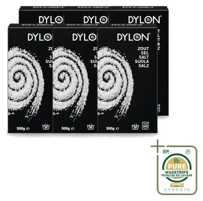 Produktbild von 6 x Dylon Salz für Handwasch-Textilfarbe 500g - Vorratspackung - 6 Stücke