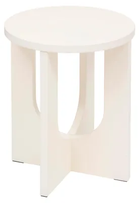 Produktbild von Beistelltisch/Salontisch Bloom - weis - MDF-Holz - rund - Pflanzenaufsteller