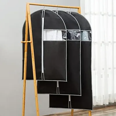 Imagen del producto de Juego de 3 fundas para ropa, ideales para guardar prendas colgadas