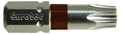 Produktbild von Eurotec Bit-Set Länge 25 mm Torx - Größe: TX 25 - Menge: 10 Stück