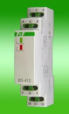 Immagine prodotto di F&F | Rele Bistabile BIS-412 - 230V - Compatto - Elettronico - Alte Prestazioni