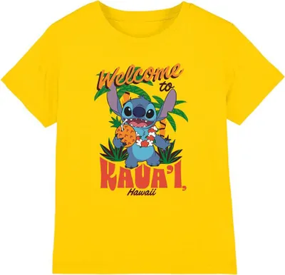 Immagine prodotto di Lilo & Stitch - Maglietta "Kauai'i" per bambini TV15119 (116) (Giallo)