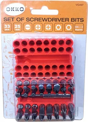 Immagine prodotto di set di bit per cacciavite da 33 pezzi