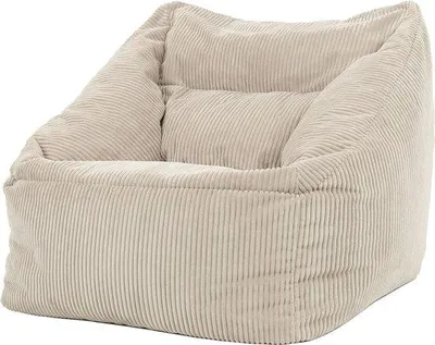 Produktbild von Famanu Sitzsackstuhl Beige - Komfortable Loungesessel mit Füllung